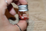 Pulled out Bloody Teeth Specimen Jar