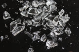 Clear Shattered Silicone Glass