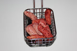 Deep Fried Severed Fingers in Metal Fryer Basket Prop