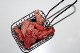 Deep Fried Severed Fingers in Metal Fryer Basket Prop