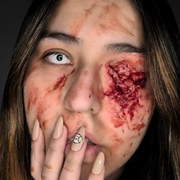 Gauged Out Eye Prosthetic