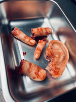 Medical Tray with Bloody Severed Body Parts