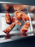 Medical Tray with Bloody Severed Body Parts