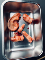 Medical Tray with Bloody Severed Body Parts