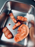 Medical Tray with Bloody Severed Body Parts