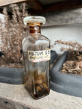 Antique 1890s Acetum Scillae Vinegar of Squill Apothecary Bottle