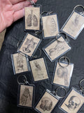 Medical Anatomy Keyrings