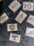 Medical Anatomy Keyrings