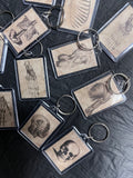 Medical Anatomy Keyrings