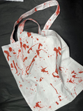 Blood Spattered Tote Bag