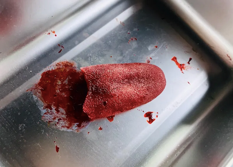 Bloody Severed Tongue Prop