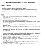 Knife Lacerations Prosthetic