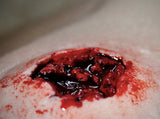 Exit Bullet Wound Prosthetic